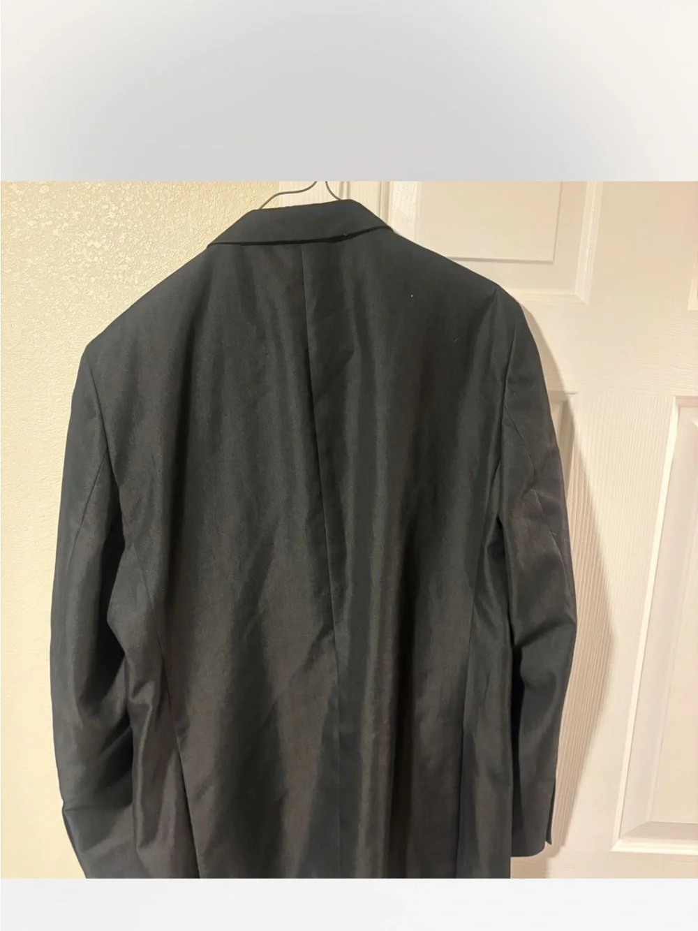 Classic Men's Black Two-Button Blazer
